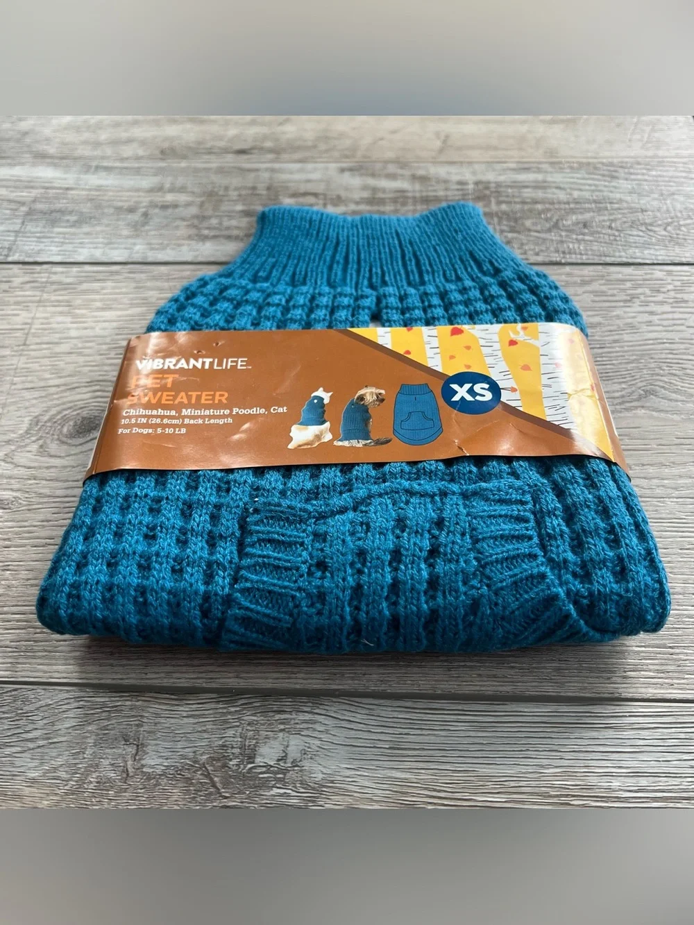 NWT Vibrant Life Pet Sweater Size XS